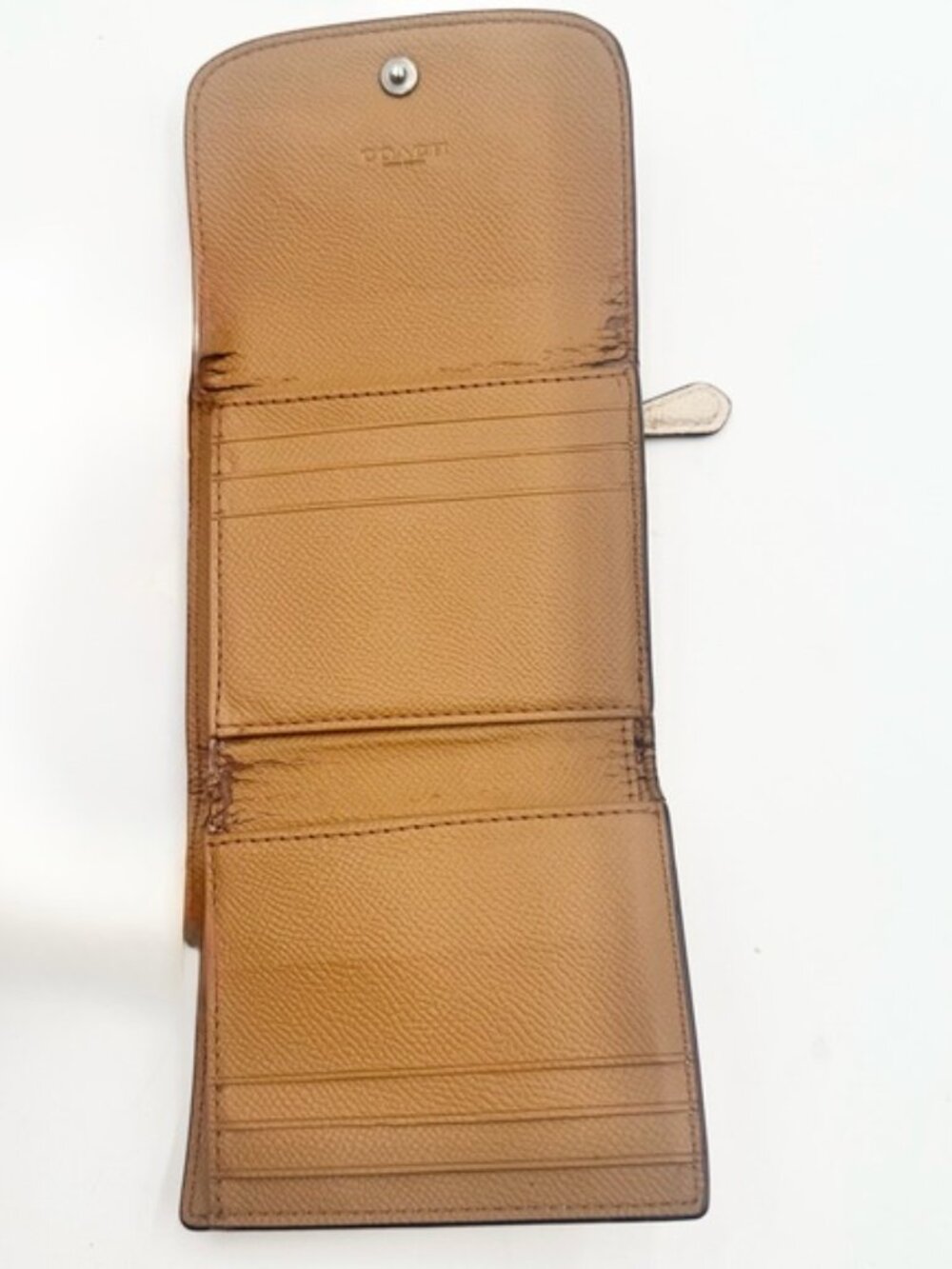 Coach Panda Bear Small Snap Wallet GUC - Picture 6 of 8